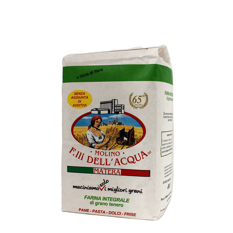 "Wholemeal" soft wheat flour - 1 kg