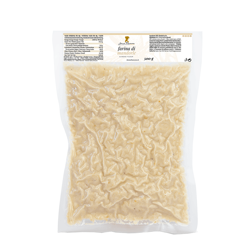 Farina di Mandorle Pelate varietà " Filippo Cea "  Sottovuoto - 500 gr.