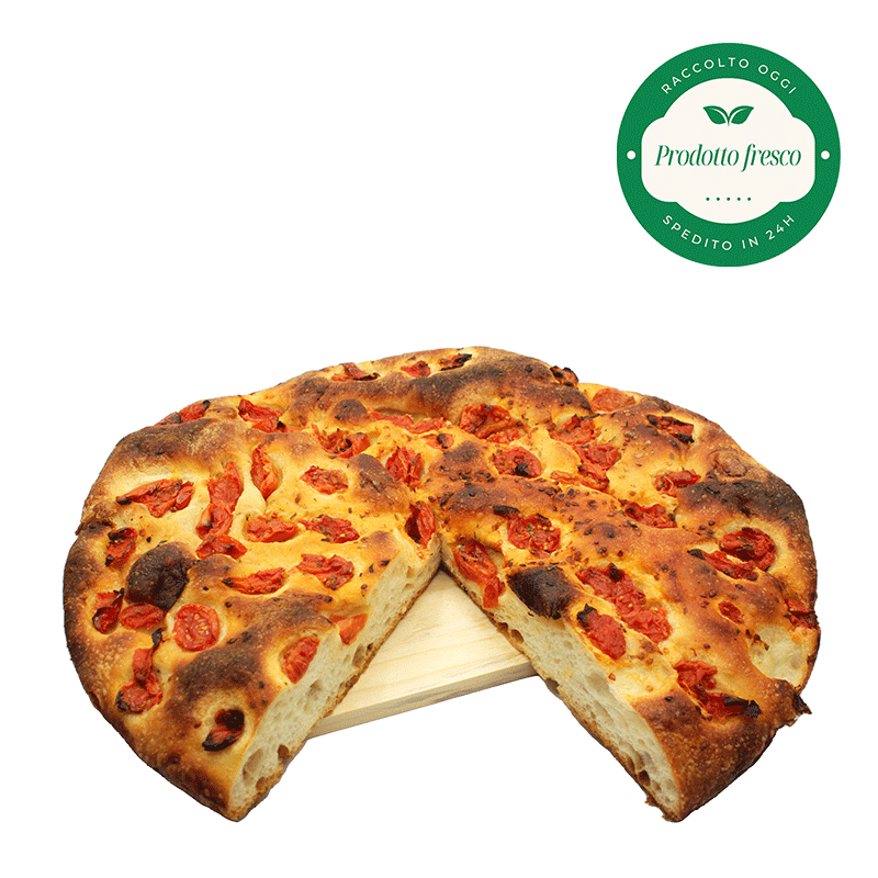 Focaccia al pomodoro di Laterza - Prodotto Artigianale - 1 Kg.