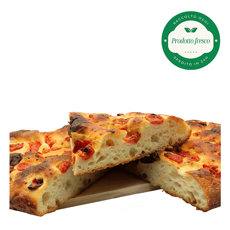 Focaccia al pomodoro di Laterza - Prodotto Artigianale - 1 Kg.