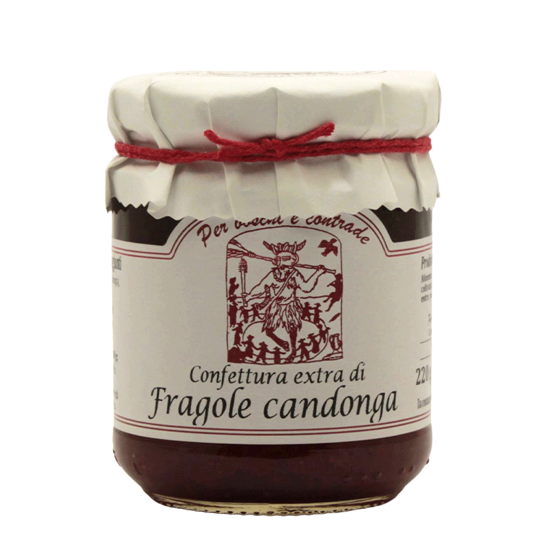 Confettura extra di Fragole Candonga - 220 gr.
