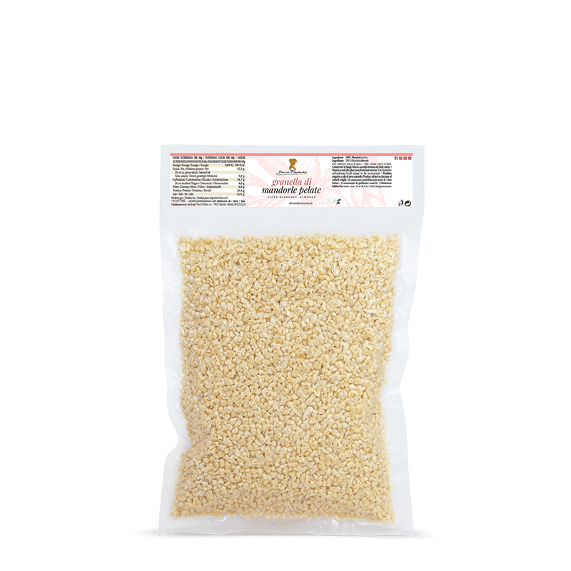 Granella di Mandorle Pelate varietà " Filippo Cea "  Sottovuoto - 250 gr.