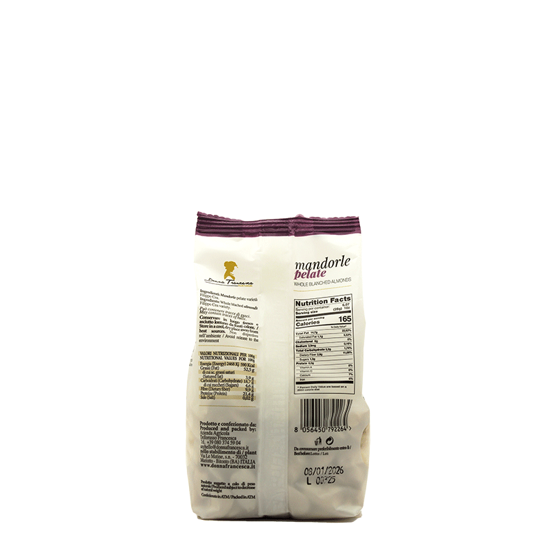 Mandorle Pelate a mano varietà " Filippo Cea "  - 170 gr.