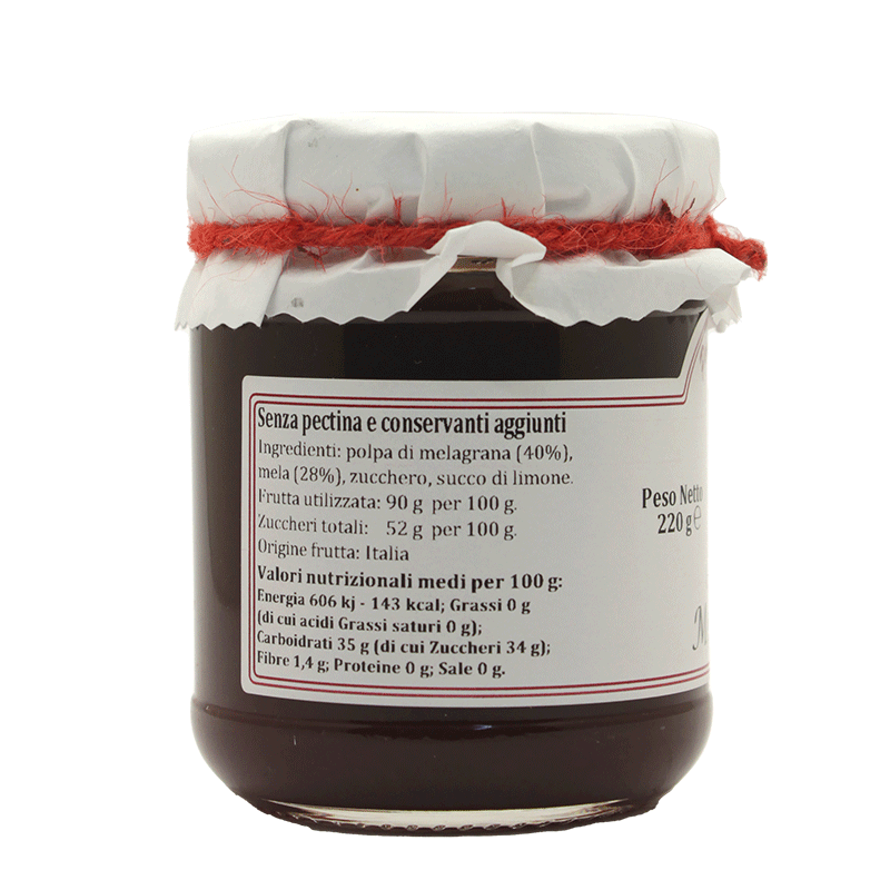 Confettura extra di Melagrana - 220 gr.
