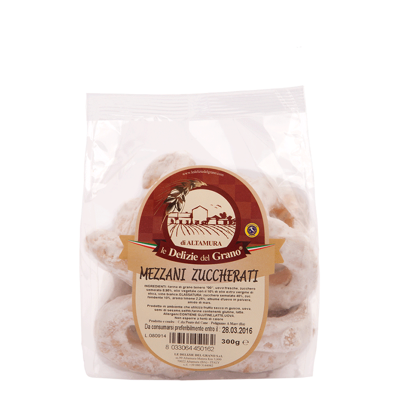 Mezzani Zuccherati - 250 gr.