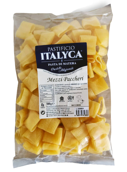 Mezzi Paccheri BIO - Pasta Fresca - 500 gr.