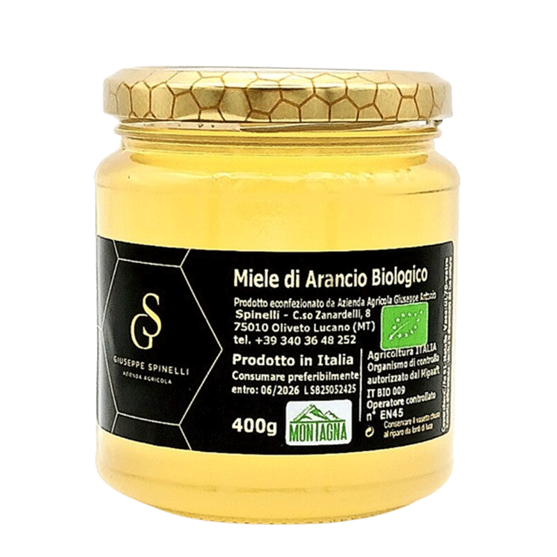 Miele di Arancio Biologico - 400 gr