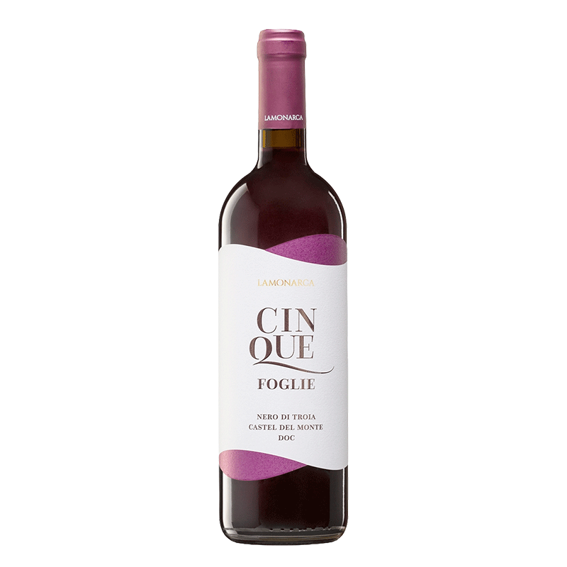 Cinquefoglie Castel del Monte - Nero di troia DOC