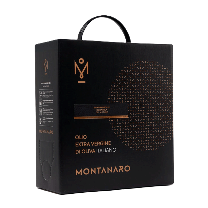 Olio Extra Vergine di Oliva - Monovarietale Ogliarola del Vulture - 3 LT. Bag in Box - Campagna 2024