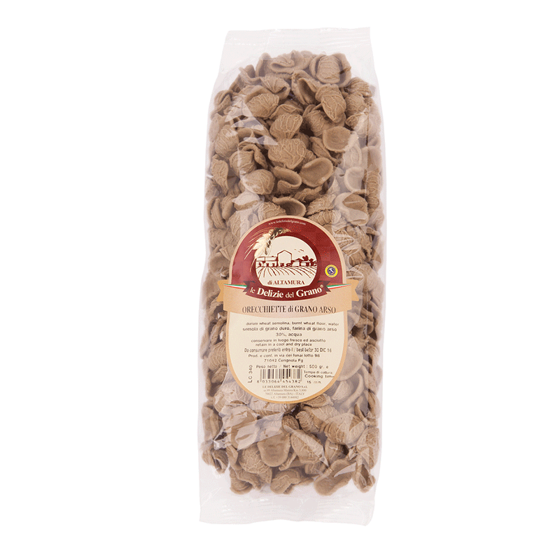 Orecchiette di grano Arso - 500 gr.