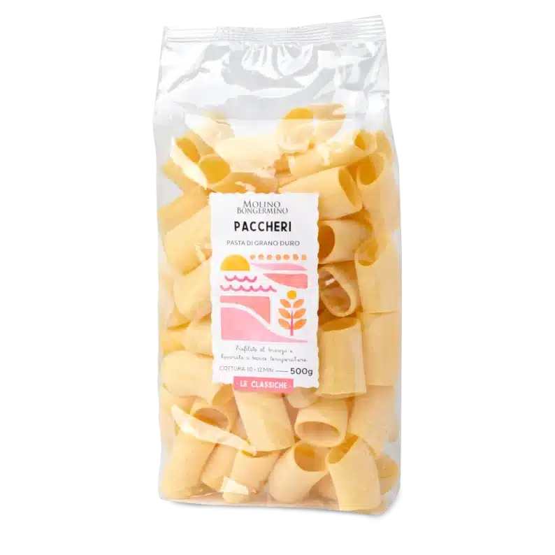 Paccheri lisci - Trafilata al Bronzo - 500 gr.