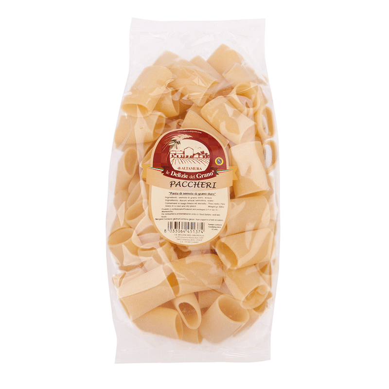 Paccheri - Trafilata al bronzo - 500 gr.