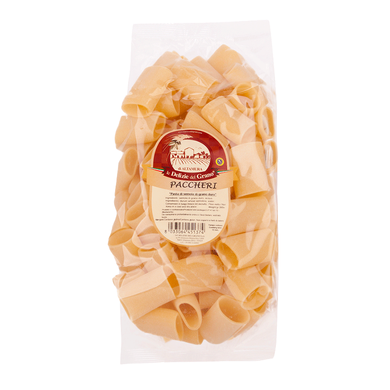 Paccheri - Trafilata al bronzo - 500 gr.