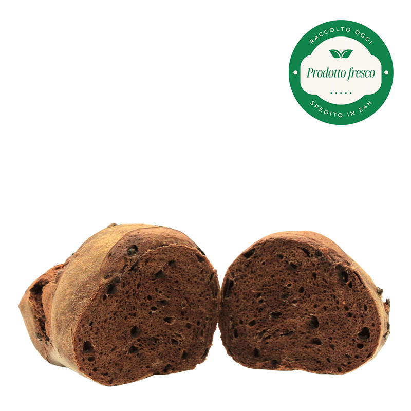 Pane Artigianale al Cioccolato e Gocce di Cioccolato  di Altamura - 500 gr.