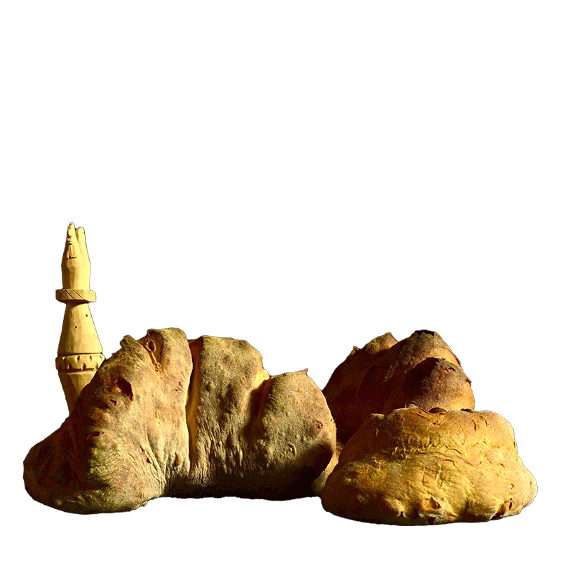Pane tradizionale di Semola rimacinata di grano Duro Lucano - 1 Kg.