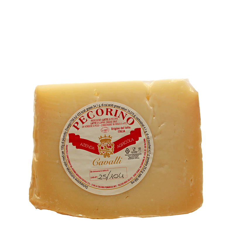 PECORINO CAVALLI STAGIONATO - Azienda Agricola Cavalli - Porzione 250 - 270 gr.