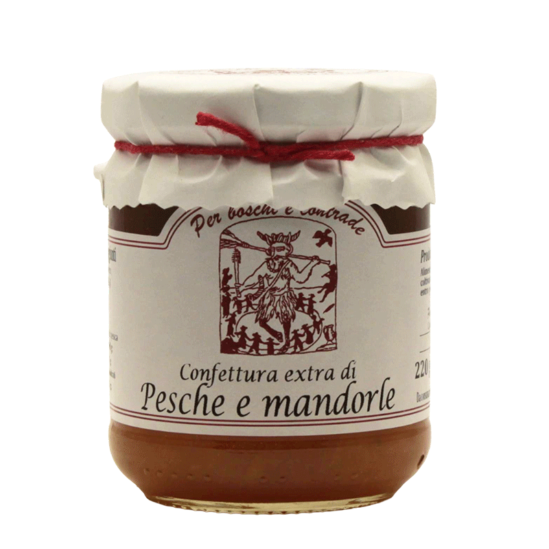 Confettura extra di Pesche e Mandorle - 220 gr.