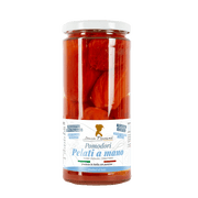 Pomodori Pelati a mano -  Barattolo in vetro - 550 gr.