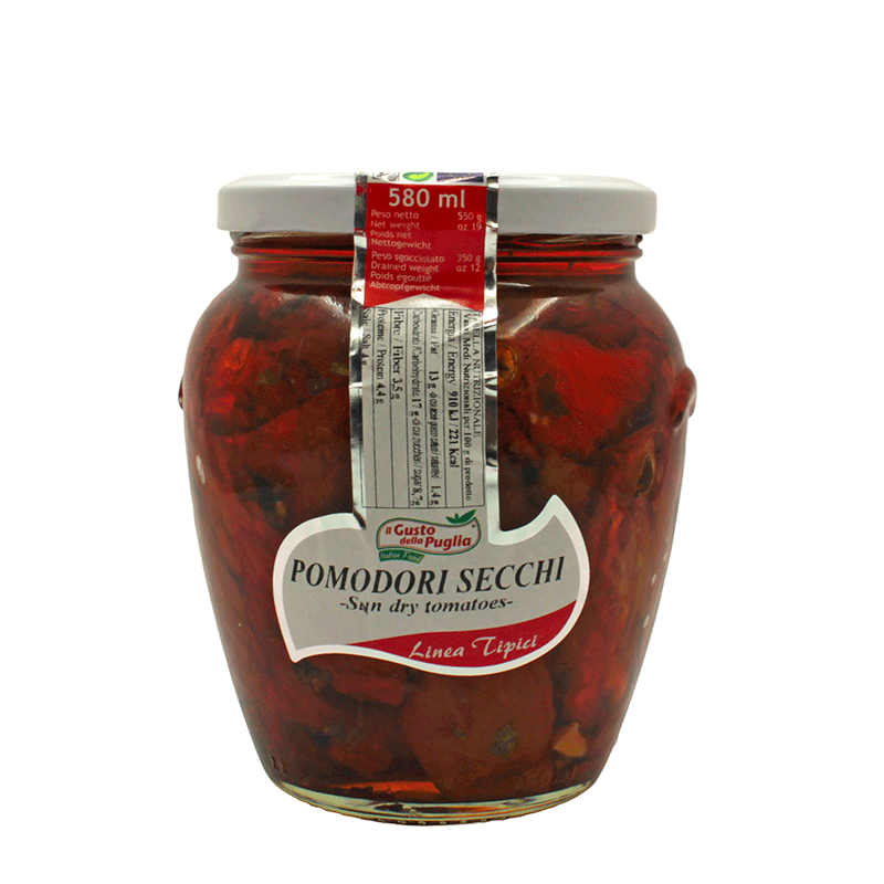 Pomodori secchi in Olio di Girasole - 580 gr.