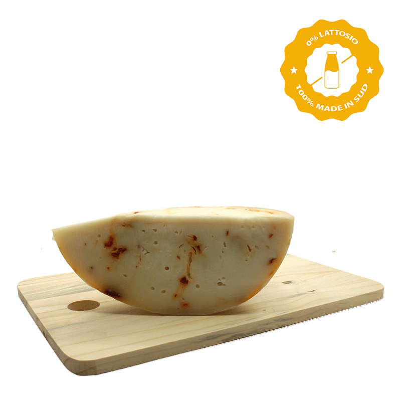 Provolone al Peperone Crusco- "Senza Lattosio" - 500 gr. circa