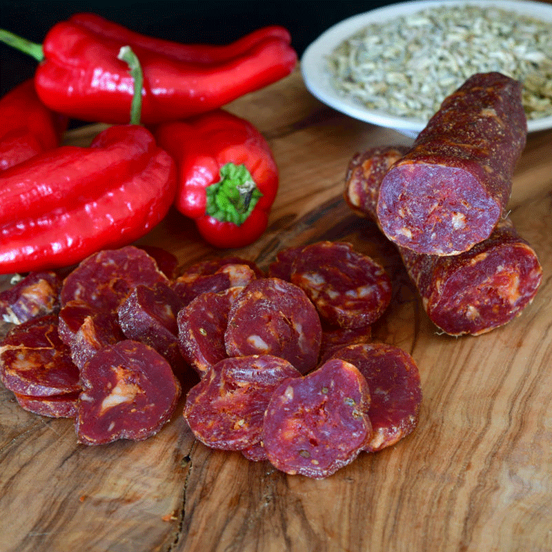 Salsiccia stagionata Dolce - 250 / 270 gr.