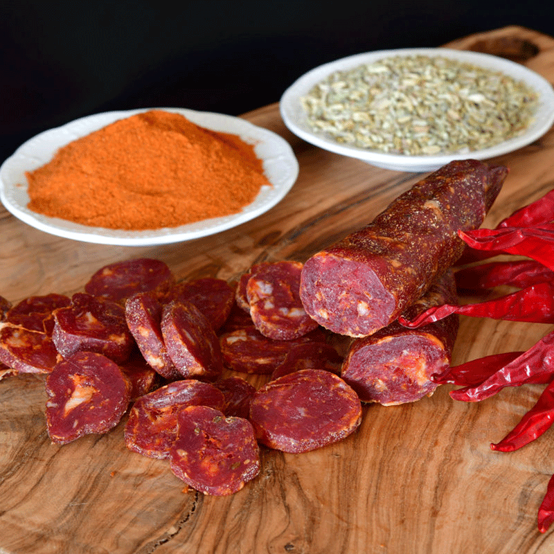 Salsiccia stagionata Piccante - 240 / 290 gr.