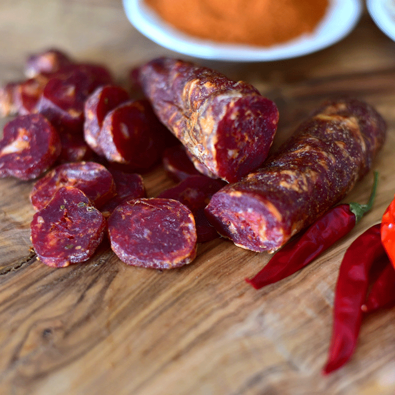 Salsiccia stagionata Semipiccante - 240 / 280 gr.