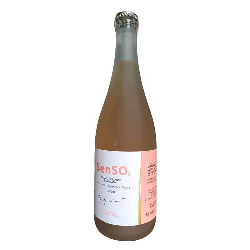 Senso2  2020 - Basilicata Rosato Frizzante  IGP  senza solfiti