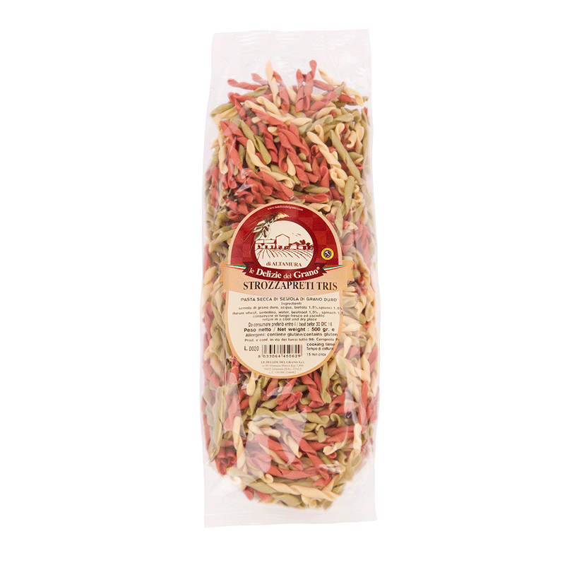 Strozzapreti tris - 500 gr.