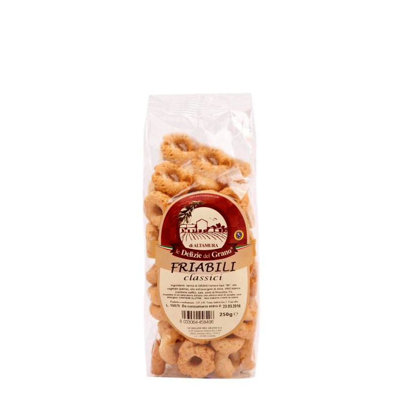 Taralli Friabili al Finocchio - 250 gr.