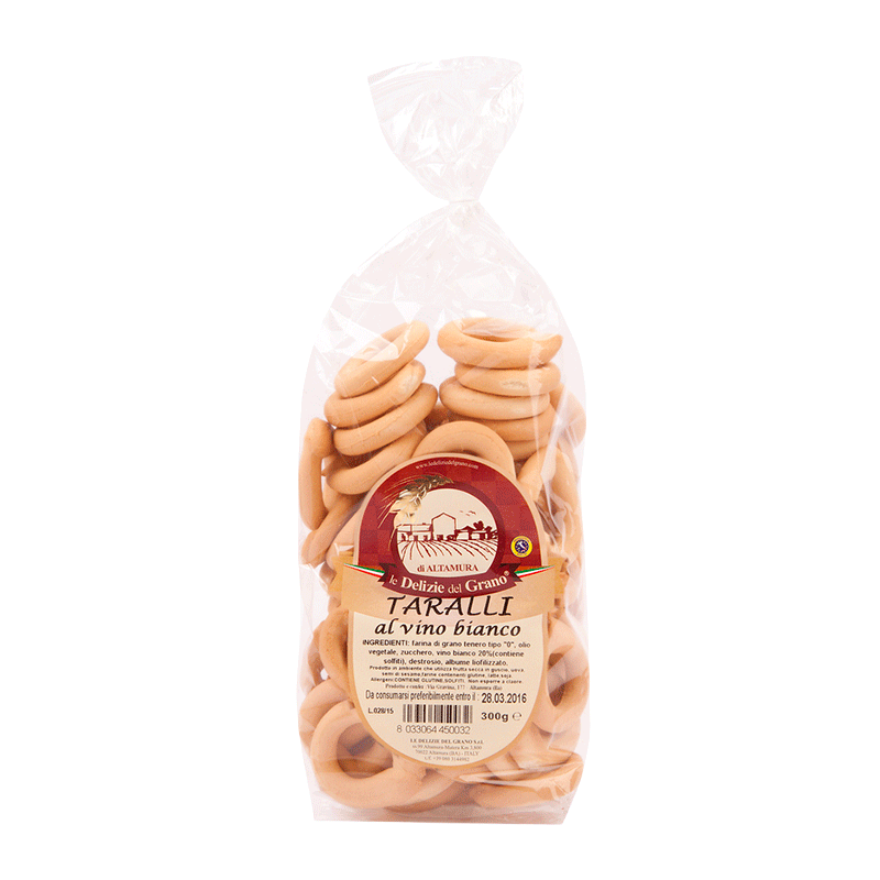 Ciambelline dolci al Vino Bianco - 250 gr.