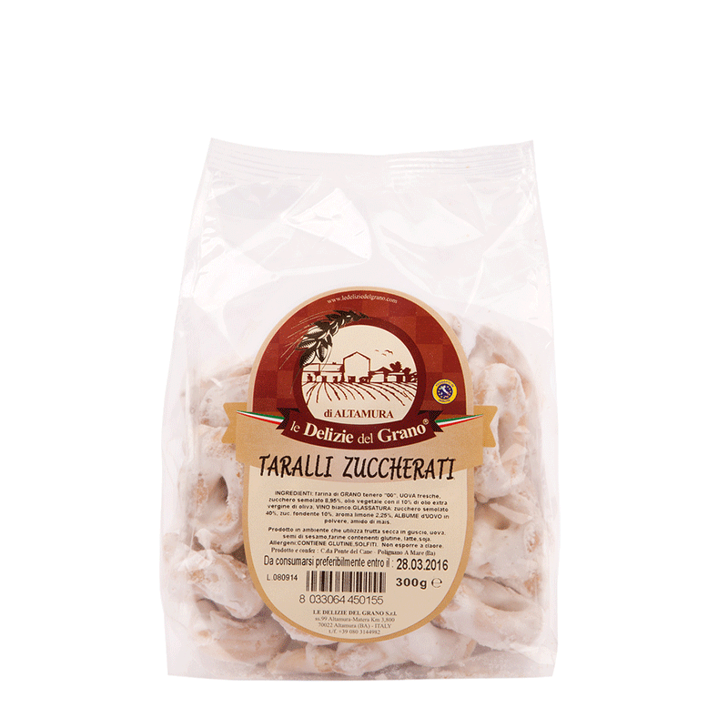 Tarallini Zuccherati - 250 gr.