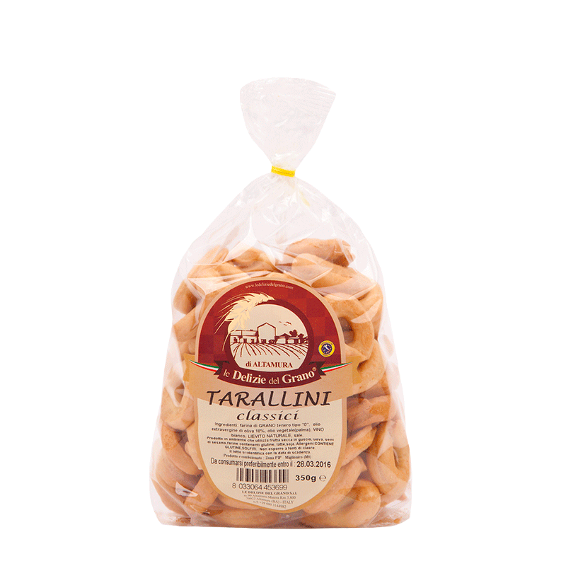 Taralli Casarecci Pugliesi - Classici - 300 gr.