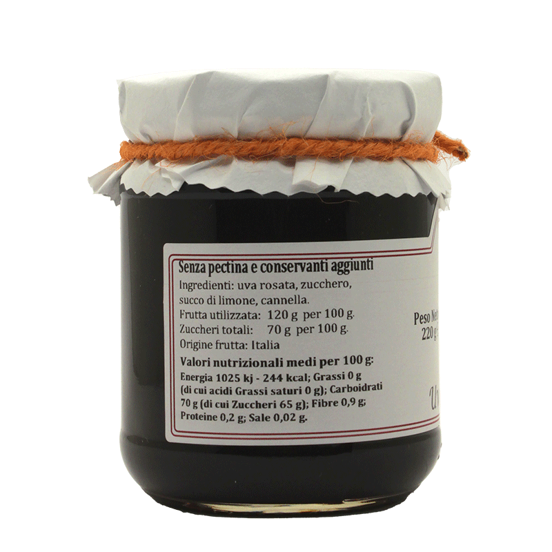 Uva Caramellata - 220 gr.