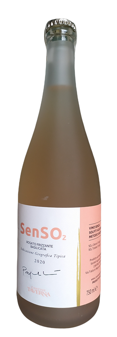 Senso2 - 2020 - Basilicata Rosato Frizzante  IGP - senza solfiti